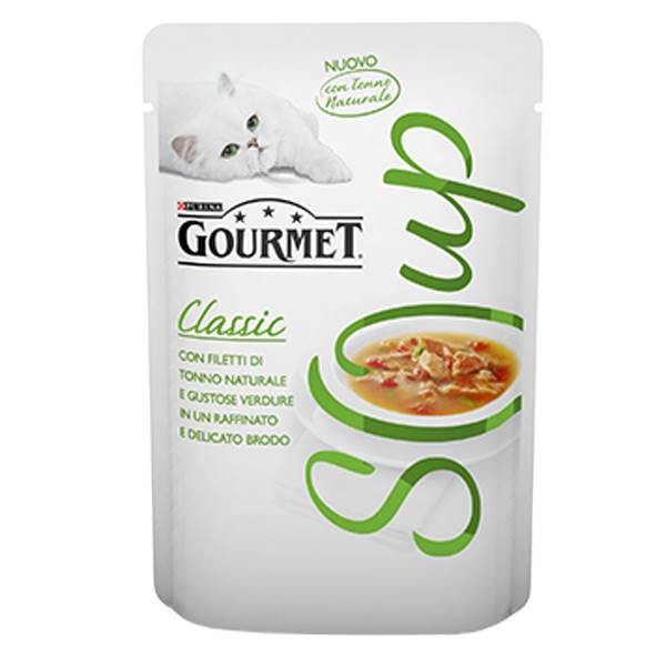 Purina gourmet hot sale soup cat food