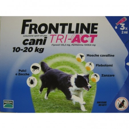frontline tri-act chien10-20 kg 3 pipettes