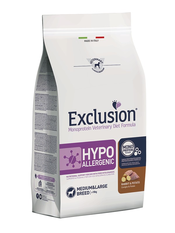 EXCLUSION DIET Hypoallergenic Rabbit and Potato Medium Large Bree